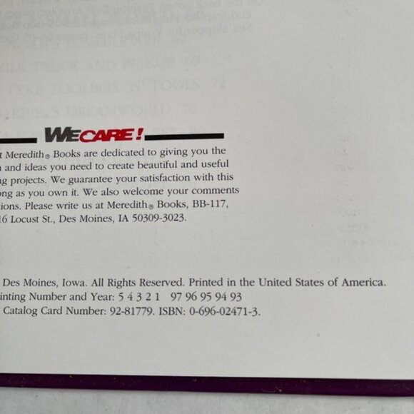 Better Homes and Gardens Wood Weekend Toy You Can Make Book 1993 Decor DIY - Picture 7 of 8